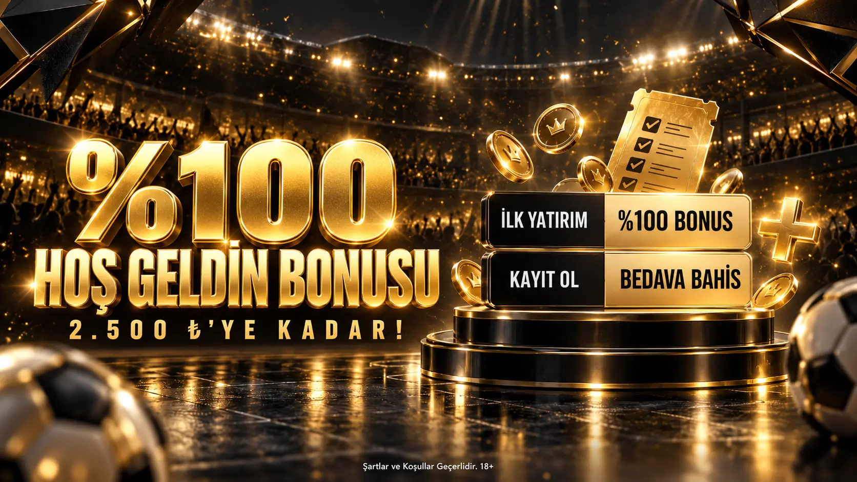 Bonusla kayıt ol